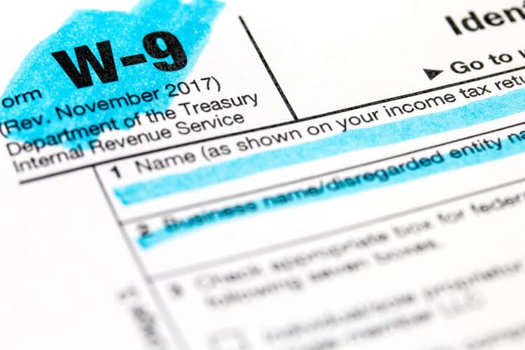 How to Complete IRS Form W-9