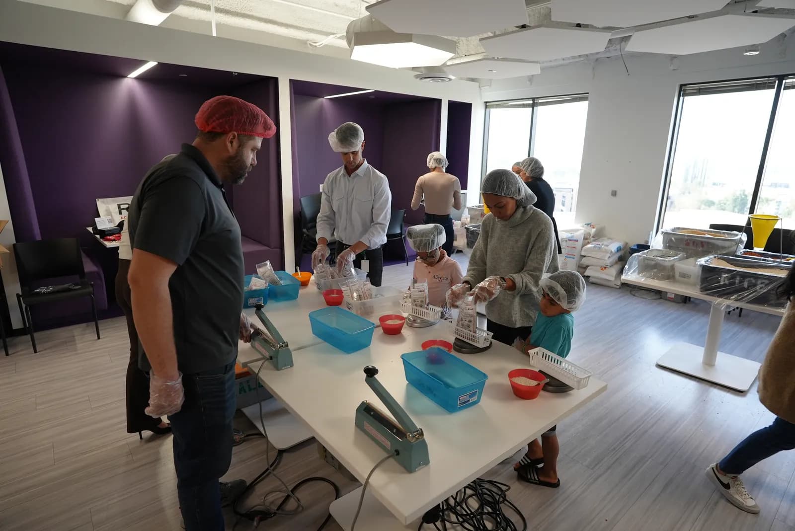 Rise Against Hunger event